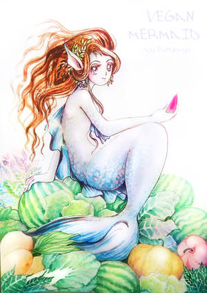 vegan mermaid