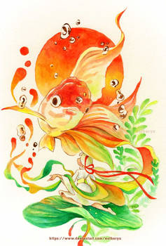 Water Color Fish 1