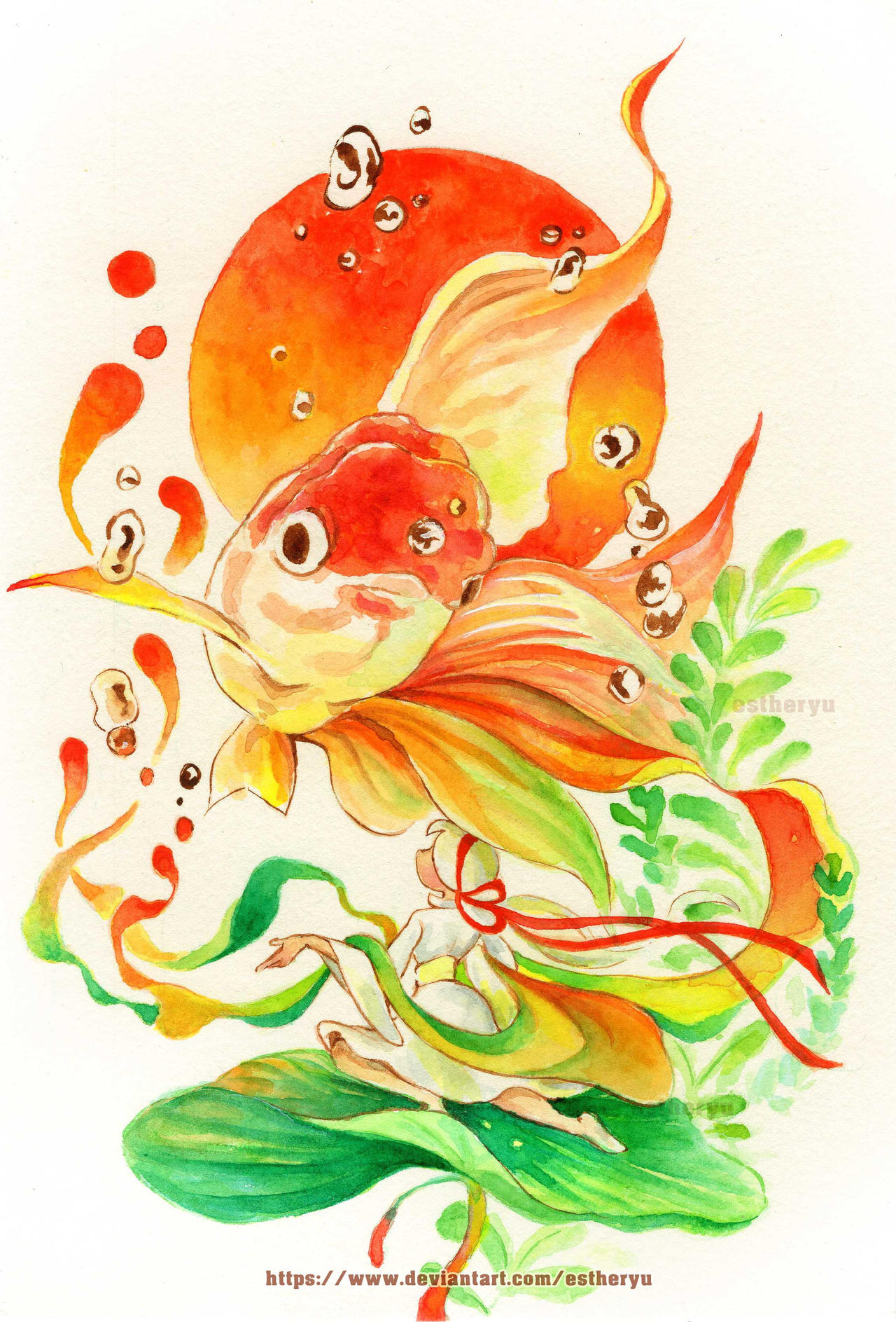 Water Color Fish 1 by Estheryu on DeviantArt