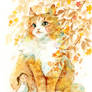 Autumn cat