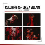 Coloring 45 - Like a Villain by nk-ash