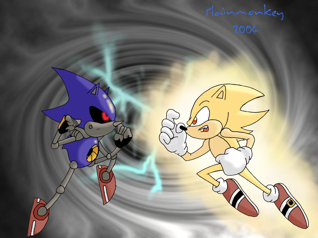 Ultimate Showdown: Super Sonic Vs. Super Neo Metal Sonic! : r