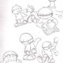 KND Numbuh 4 Sketch Dump