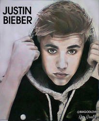 Justin Bieber - Drawing by BeatrizLoveMyJesus