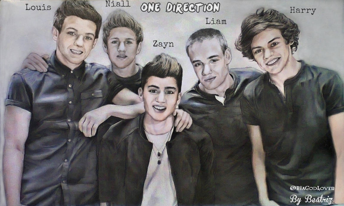 One Direction Drawing by BeatrizLoveMyJesus on DeviantArt