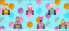 Mario Kart Super Circuit: Custom Characters by Dedechu-PixelArtist on ...
