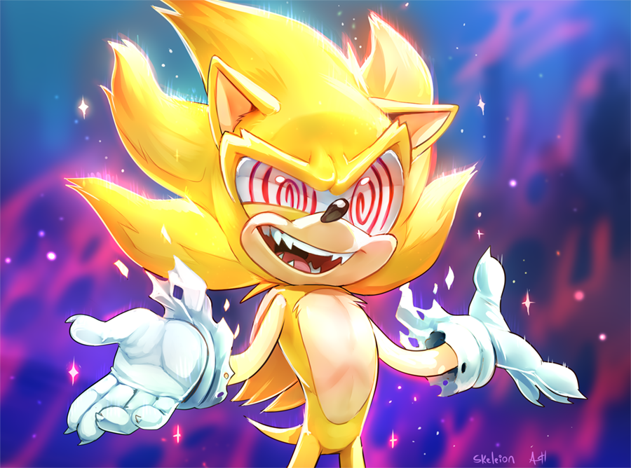 ▷Fleetway Super Sonic💥💫 // Fanart ⏤͟͟͞͞ #fleetway #fleetwaysoni