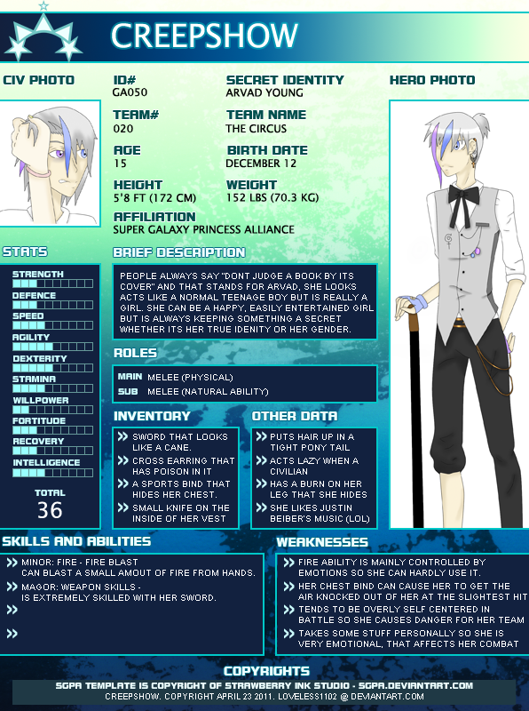 CreepShow SGPA profile 2012 by Royal-Crown-Psycho
