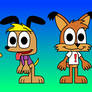 Bugsly, Rufus, Bubsy, Parappa, Max and Rayman
