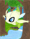 Celebi The Voice Of The Forest by EeveeVSArt