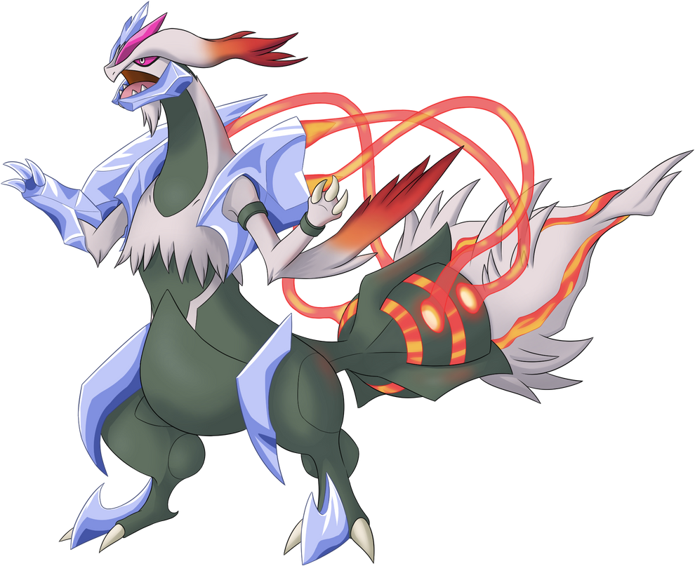 Shiny White Kyurem Active by EeveeVSArt on DeviantArt