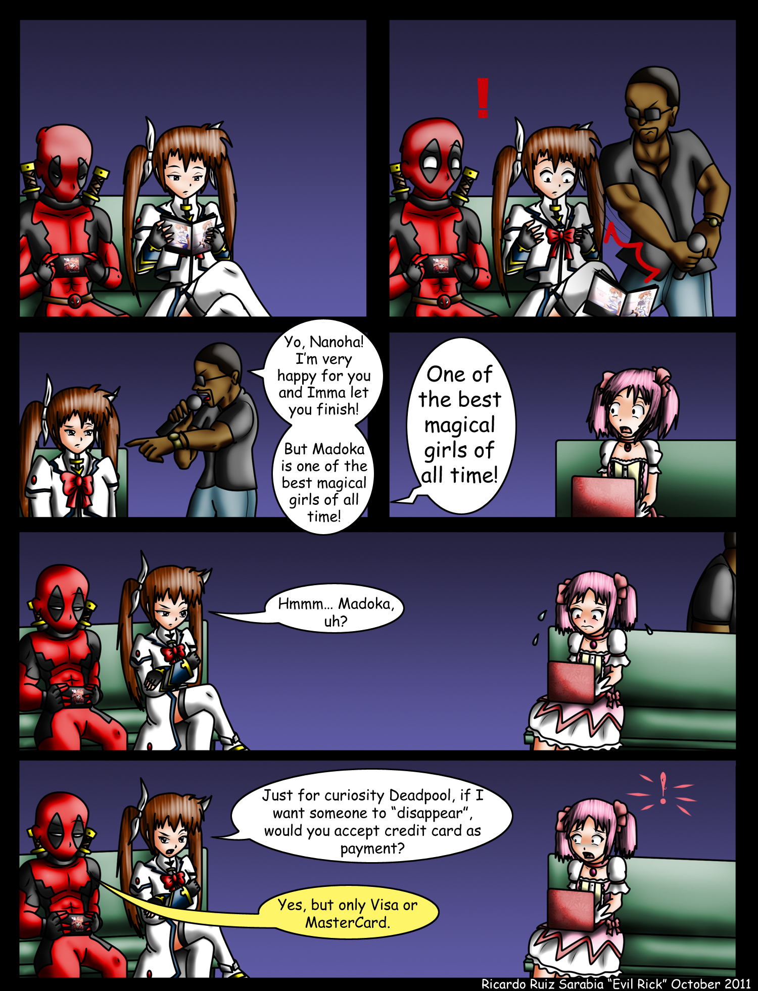 Deadpool and Nanoha issue 7