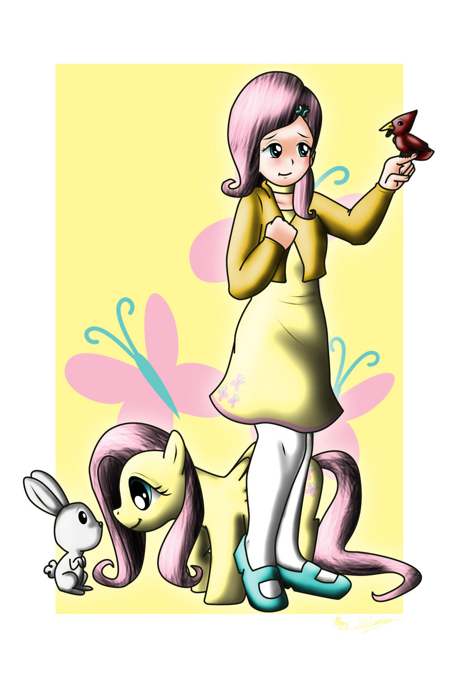 Human Fluttershy