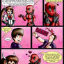 Deadpool and Nanoha Valentine's day special