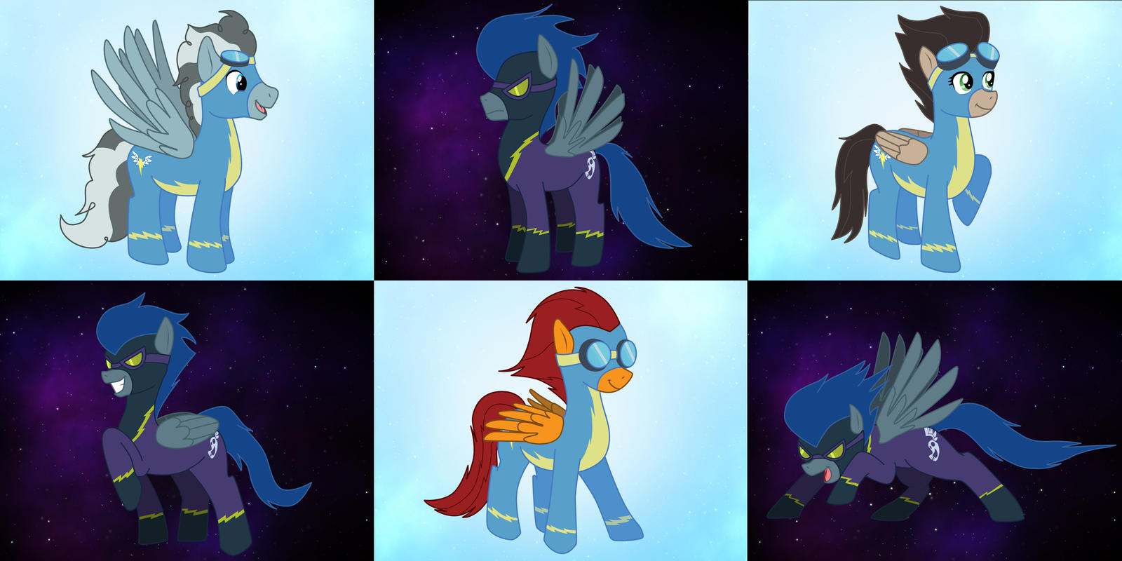 Commission_Wonderbolts and Shadowbolts