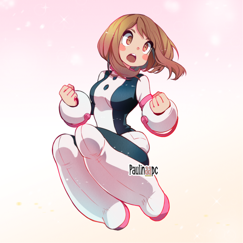 wallpapers Ochako Uraraka Fanart ochako uraraka by paulinaapc on deviantart