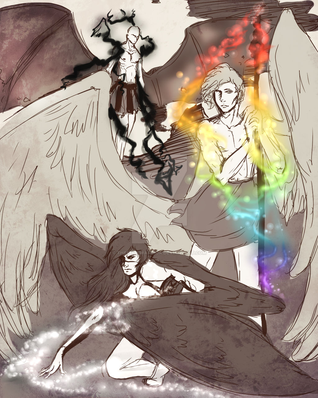 Oneirio The Oneiroi - sketch by The13th-Warrior on DeviantArt