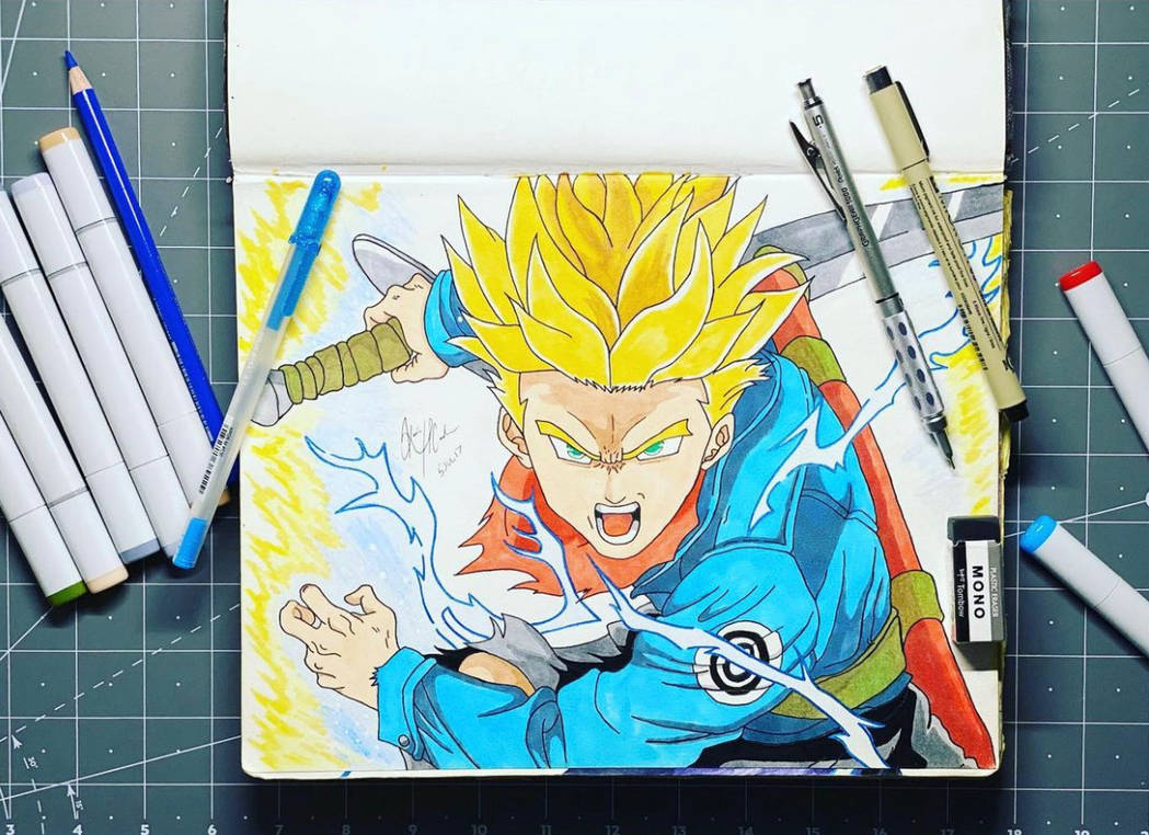 Super saiyan rage Trunks by iTzKevTV on DeviantArt