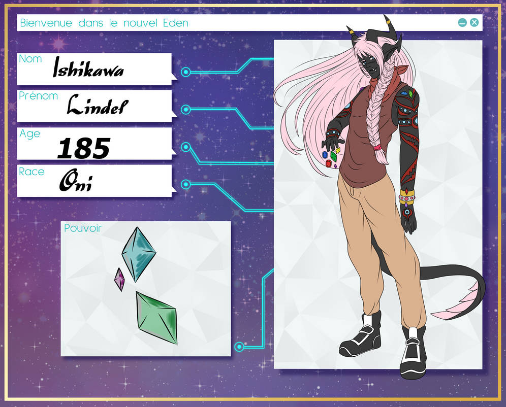 fiche Lindel by Kissdrawing on DeviantArt