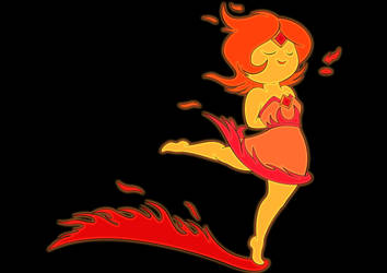 Flame Princess (Coloured)