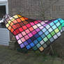 100 colour shawl