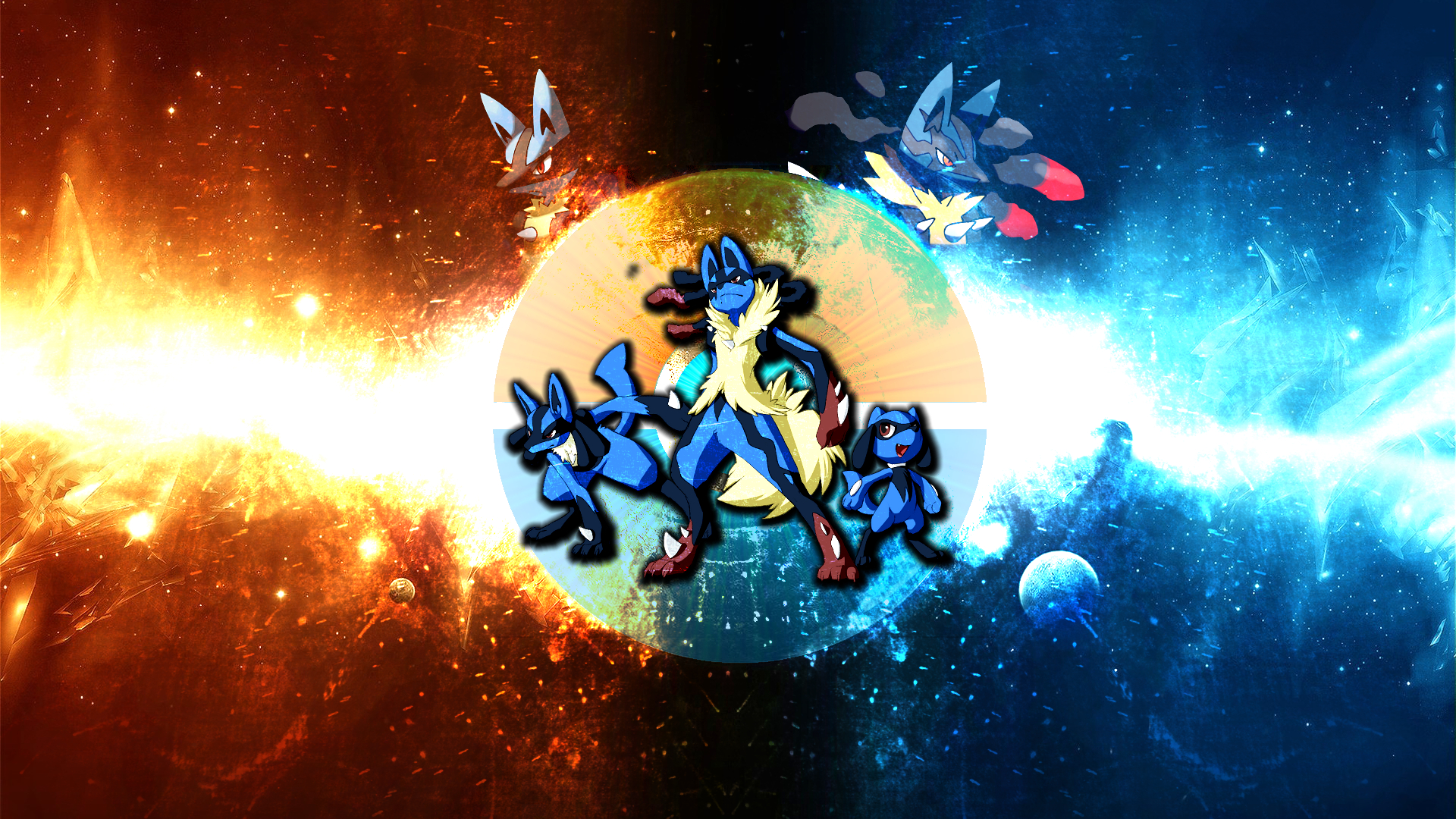 The Lucario Wallpaper by FRUITYNITE on DeviantArt