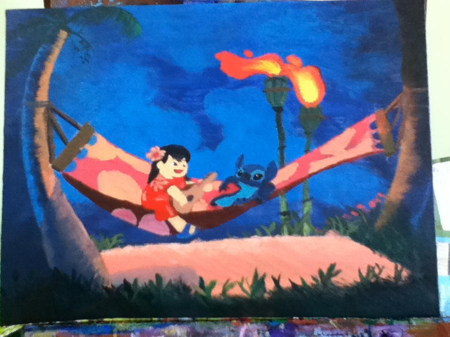 lilo and stitch painting