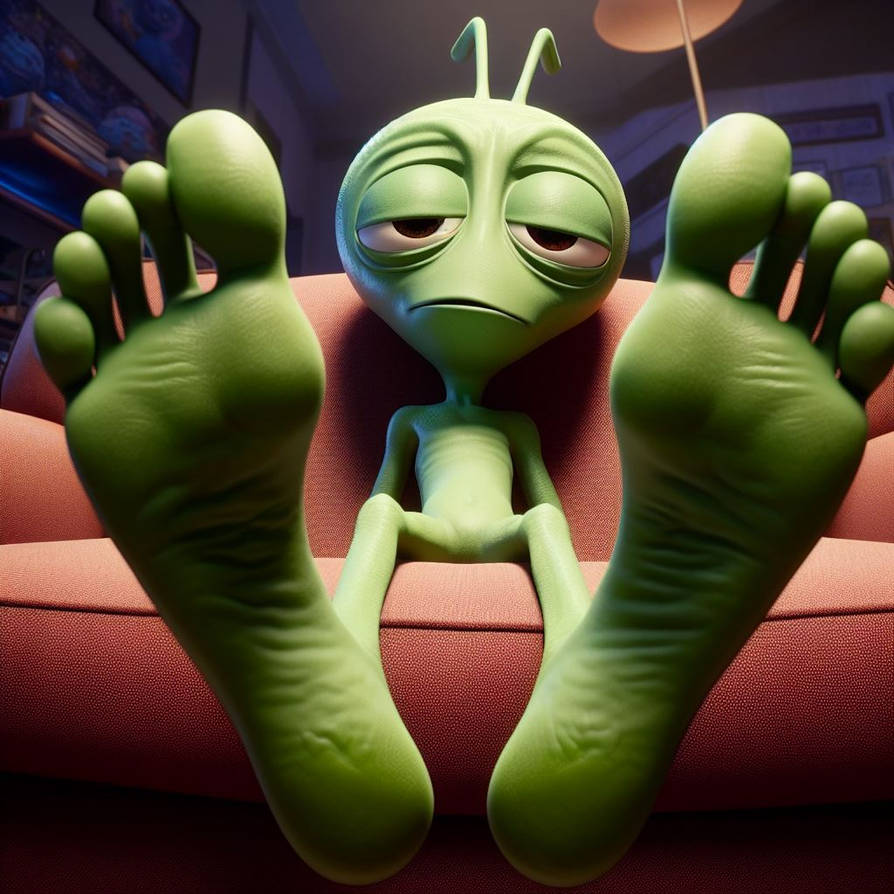 Alien Insect Feet Bing AI - Big Alien Feet 9 by ArtificalTickler on DeviantArt