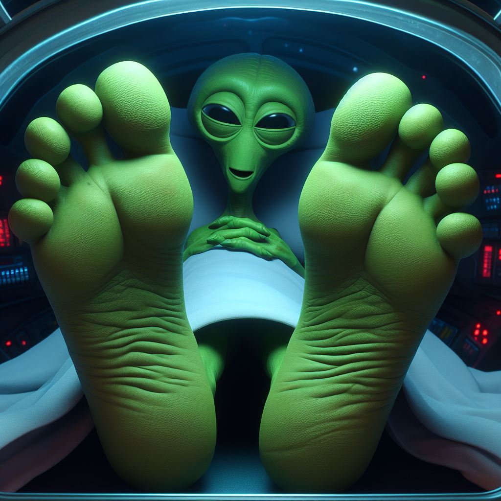 Bing AI - Big Alien Feet 13 by ArtificalTickler on DeviantArt