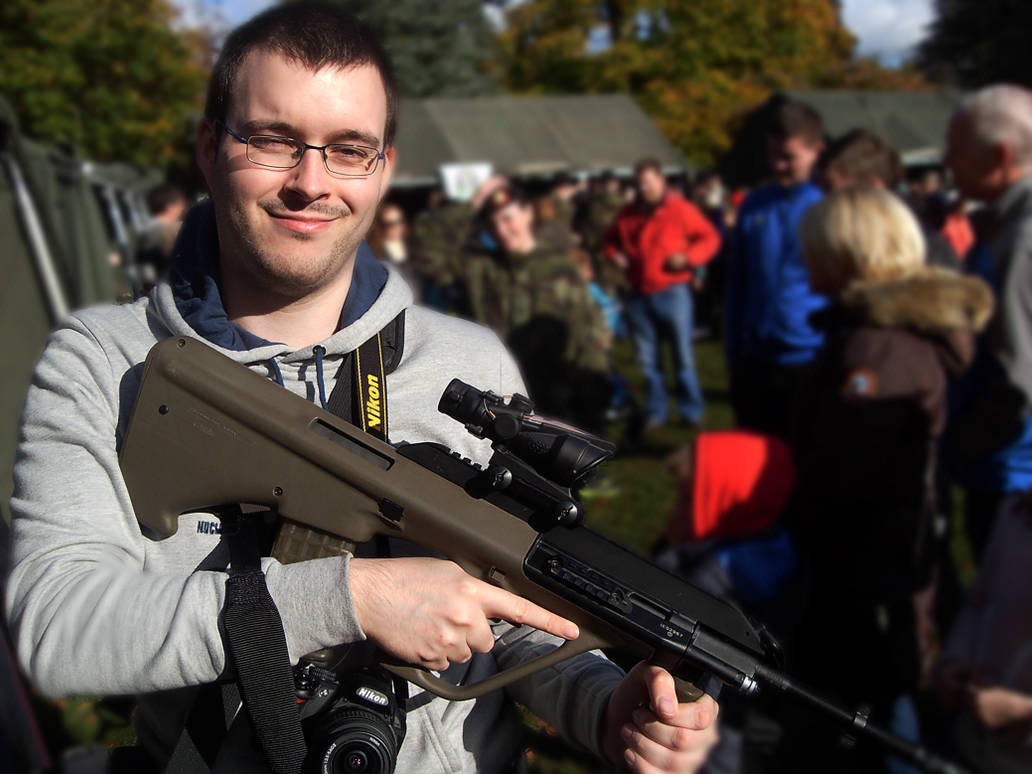 Steyr AUG A1 MOD 14 fitted with an ACOG 4x32 2 by BillyM12345 on