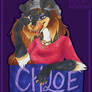 Cute Collie Badge