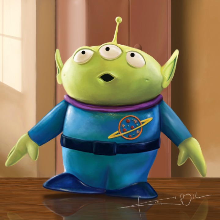 Toy Story's Little Green Alien by Imaginesto on DeviantArt