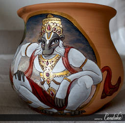 PANIHATI pot - Hanuman