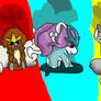 Raikou, Entei and Suicune