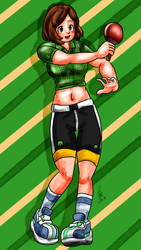 Hinata in her sportswear (ping-pong)