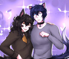 Kitty and Puppy BFs (GIFT)