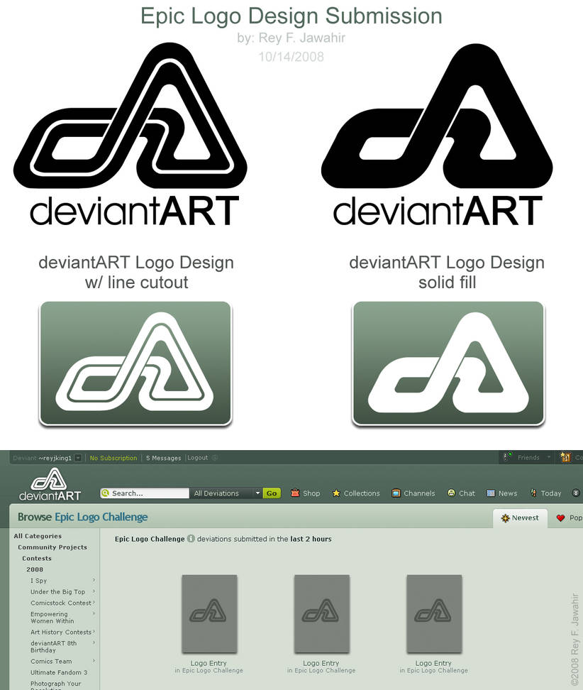 Deviant Art Logo Design by reyjdesigns on DeviantArt