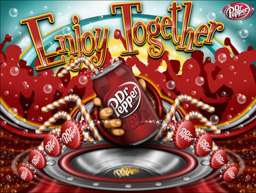 Enjoy Dr Pepper Together Art