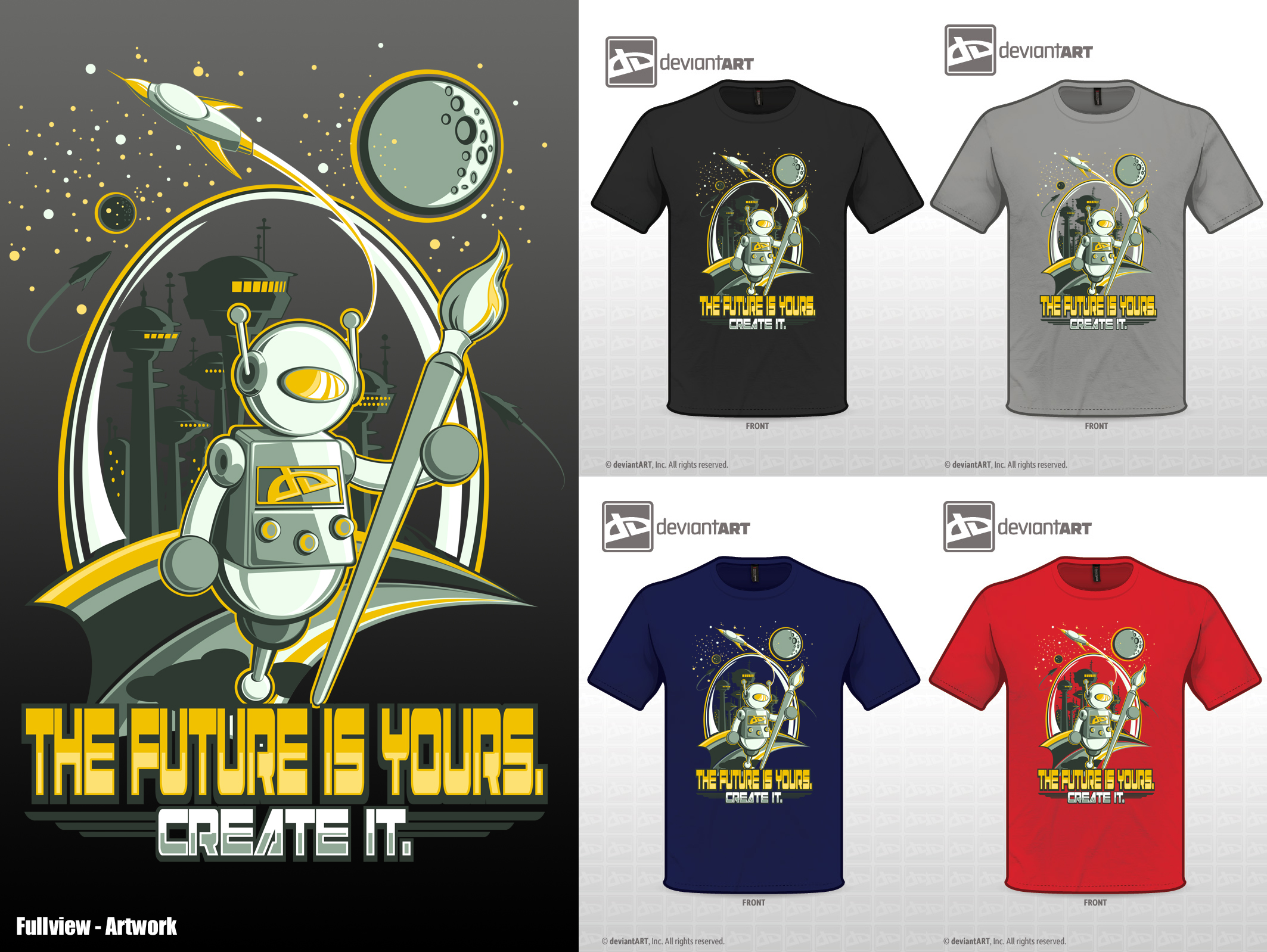 CREATE IT - VECTOR STYLE 4 SHIRTS