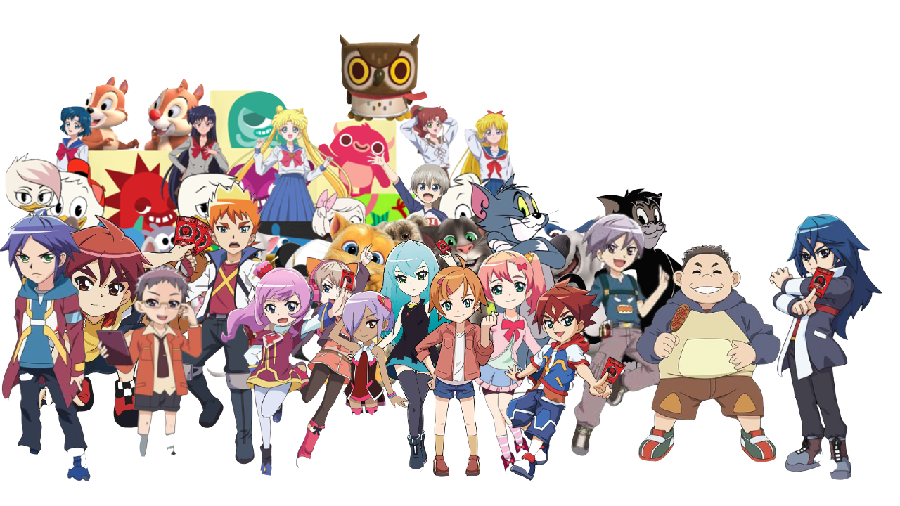 Turning online mecard characters