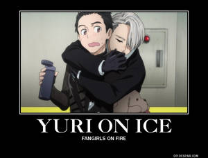 A Yuri on Ice Demotivational Poster