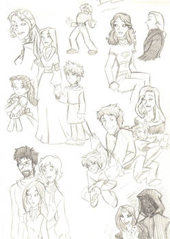 Harry Potter fanfic sketches
