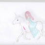 unicorn and girl