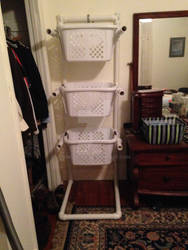 Handmade Laundry Sorting rack