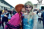 Anna , Elsa - Sisters' kiss