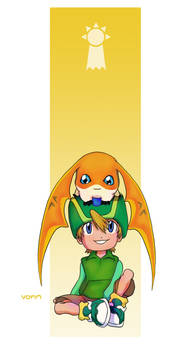 TK and Patamon