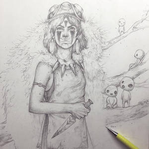 Vonn Sketch 3.15.16 - San by Tvonn9 Vonn Sketch 3.15.16 - San by Tvonn9