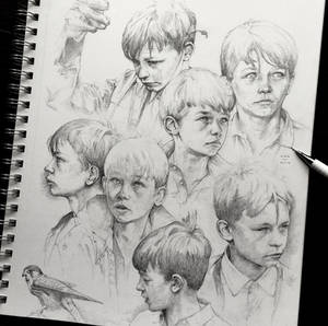 Vonn Sketches 4.11.16 - Week of Kes by Tvonn9