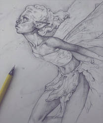 Vonn Sketch 4.25.18 - Garden Fairy