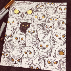 Drawtober - Night Owl